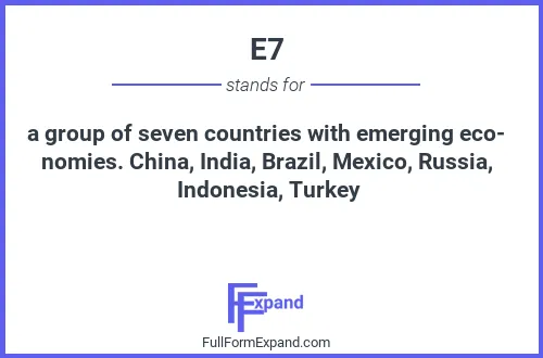 Full form of E7