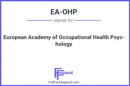 Full form of EA-OHP