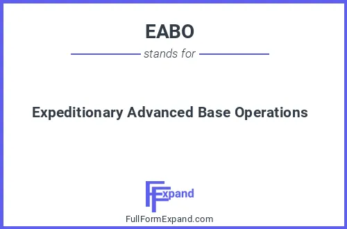 Full form of EABO