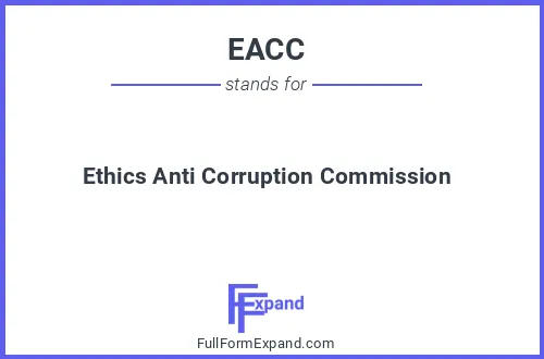 Full form of EACC