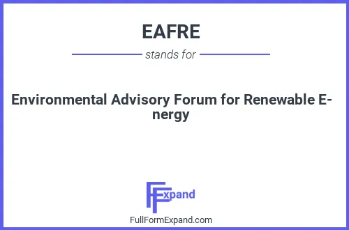 Full form of EAFRE