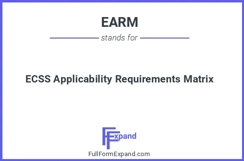 Full form of EARM
