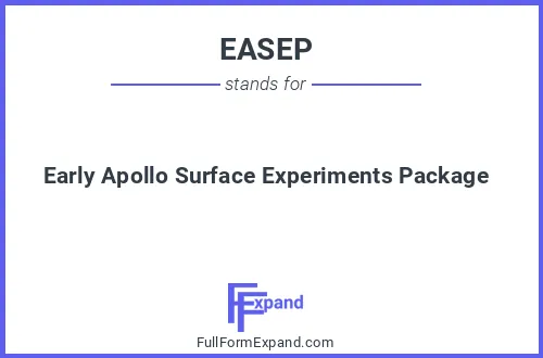 Full form of EASEP