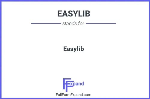 Full form of EASYLIB