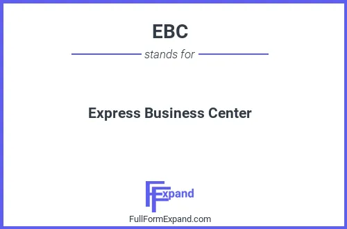 Full form of EBC