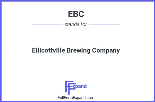 Full form of EBC