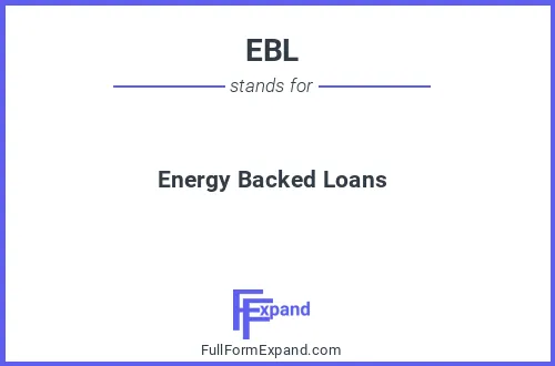Full form of EBL
