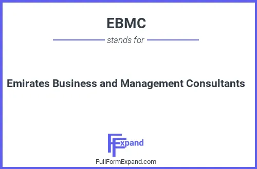 Full form of EBMC