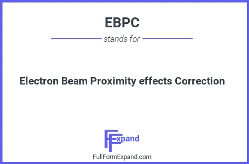 Full form of EBPC