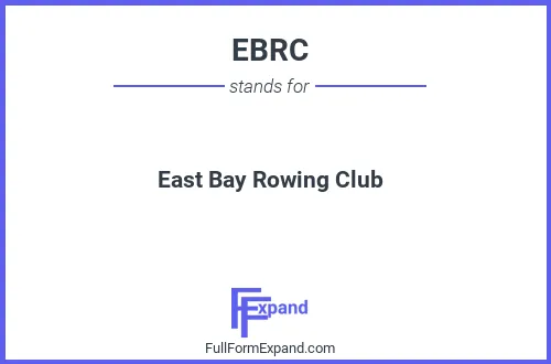 Full form of EBRC