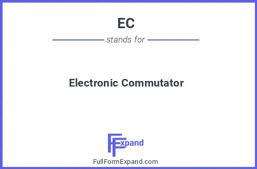 Full form of EC