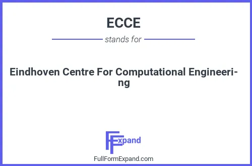 Full form of ECCE