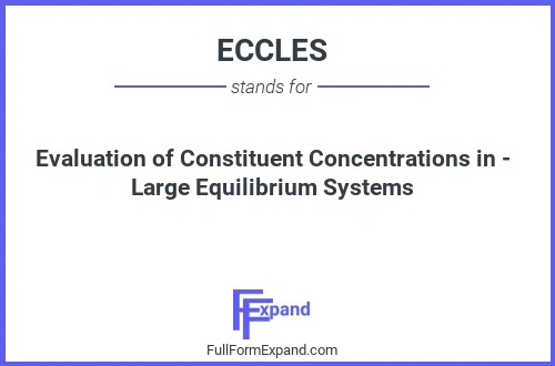 Full form of ECCLES