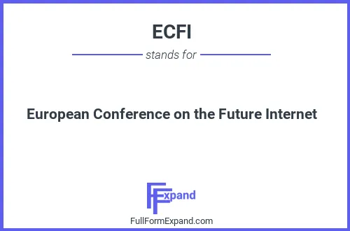 Full form of ECFI