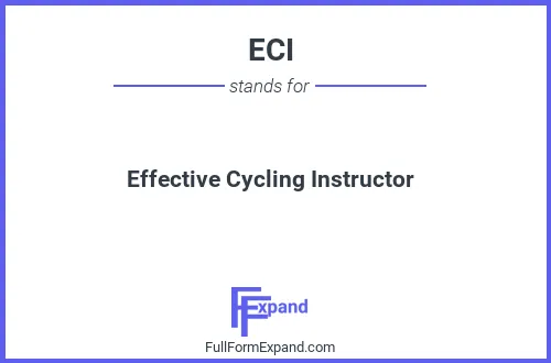 Full form of ECI