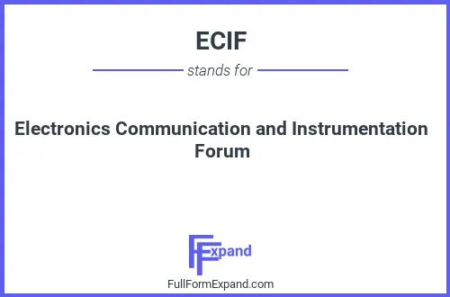 Full form of ECIF