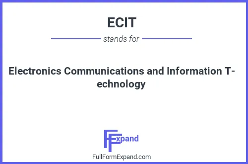 Full form of ECIT