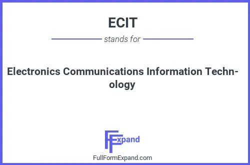 Full form of ECIT