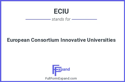 Full form of ECIU