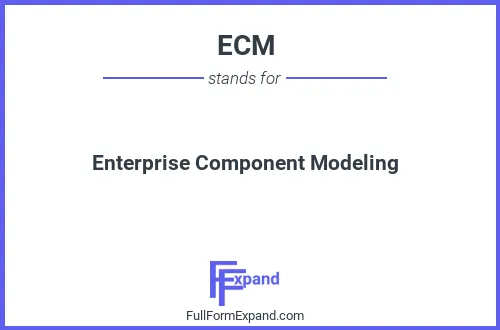 Full form of ECM