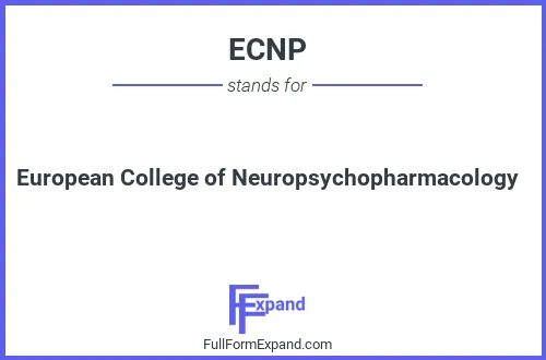 Full form of ECNP