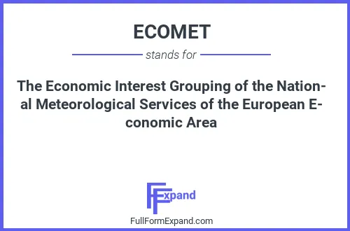 Full form of ECOMET