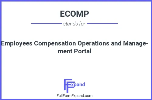 Full form of ECOMP
