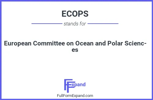 Full form of ECOPS