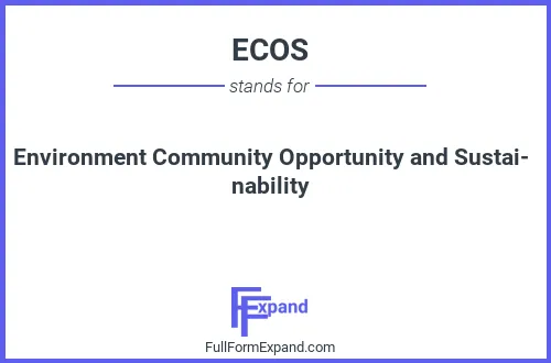 Full form of ECOS