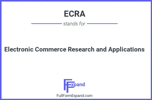 Full form of ECRA