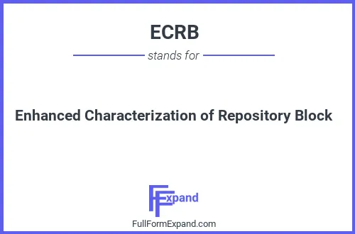Full form of ECRB