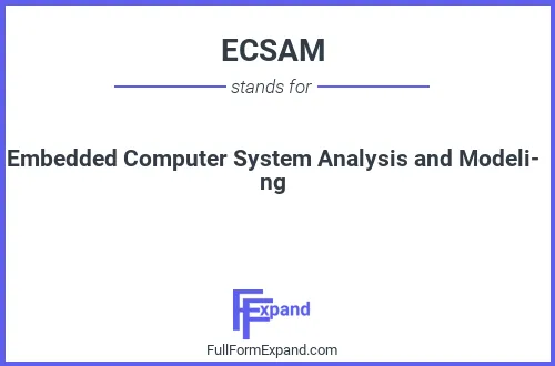 Full form of ECSAM