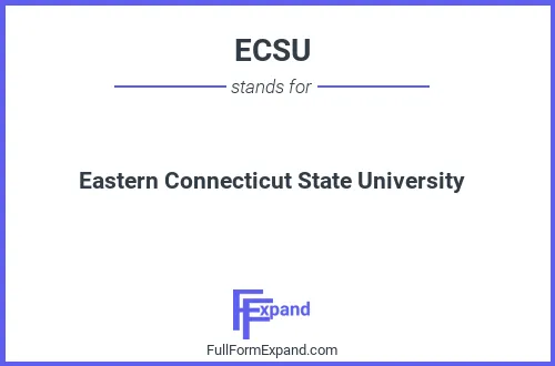 Full form of ECSU