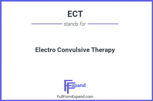 Full form of ECT
