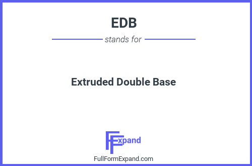 Full form of EDB