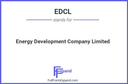 Full form of EDCL