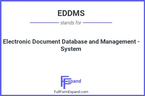Full form of EDDMS