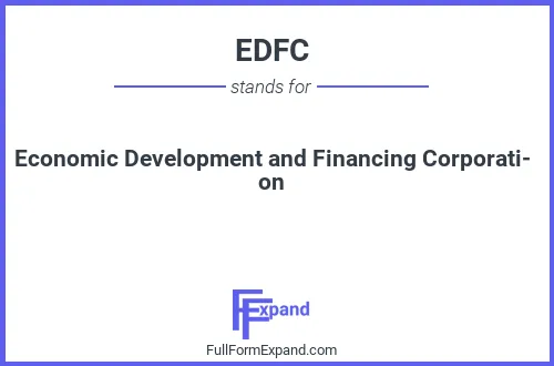 Full form of EDFC