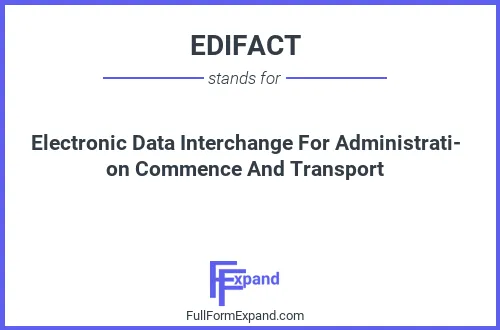 Full form of EDIFACT