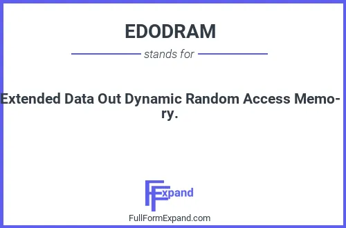 Full form of EDODRAM