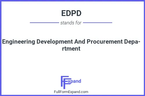 Full form of EDPD