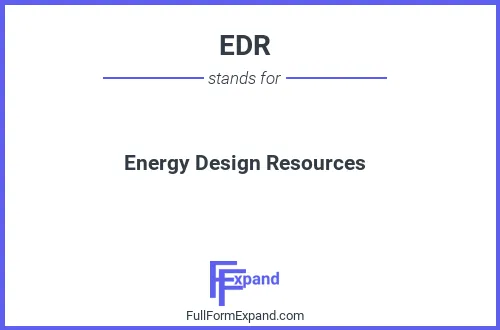 Full form of EDR