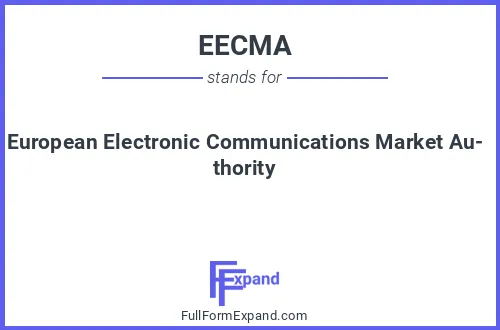 Full form of EECMA