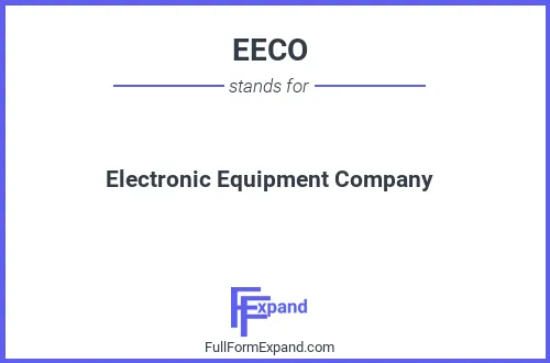 Full form of EECO