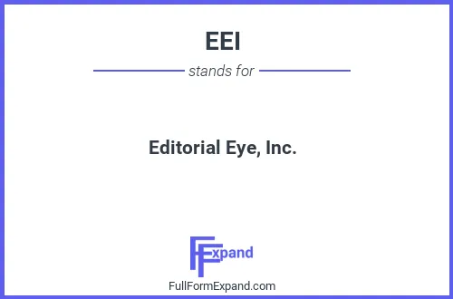 Full form of EEI
