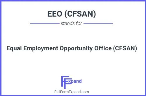 Full form of EEO (CFSAN)