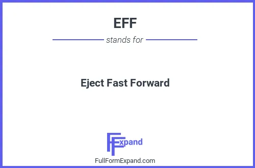 Full form of EFF