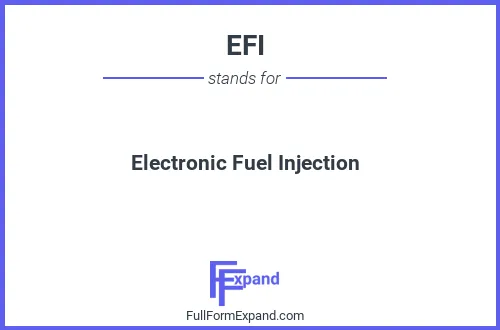 Full form of EFI