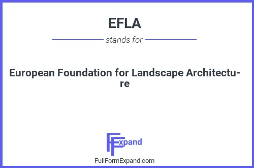 Full form of EFLA