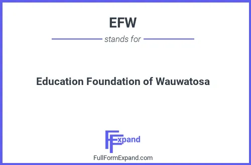 Full form of EFW